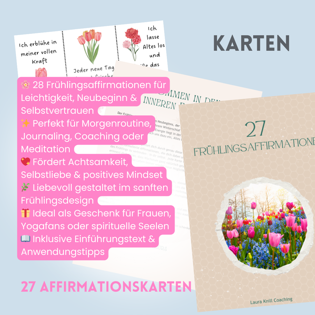 Kartenset mit Beschriftung